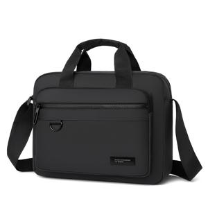 TEMU 대용량 남성용 숄더백, 심플하고 다용도 출퇴근 가방, 패셔너블 멀티 컴파트먼트 크로스바디 백, 비즈니스 핸드백