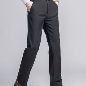 TEMU [다윈 셀렉션] 남성용 플러스 사이즈 정장 바지 & 캐주얼 팬츠, 고품질 남성용 플러스 사이즈 바지, 0XL, 1XL, 2XL, 3XL, 4XL, 5XL, 6XL, 플러스 사이즈