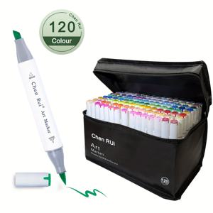 TEMU 미술 용품 168/120/80/60/48색, 생생한 색상, 부드러운 필기 및 페인팅, 졸업 선물, 성인 학생용 스케치 및 일러스트레이션, 흰색 펜 바벨, 칼 팁 및 가는 부드러운 팁. 완벽한 크리스마스 및 새해 선물.