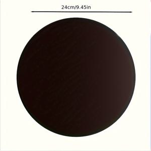 TEMU 1개 내열성 라운드 PTFE 논스틱 바비큐 그릴 매트 - 유리 섬유 야외 요리용 라이너, 오븐 및 캠핑용, 쉬운 청소 가능한 내구성 표면 보호대