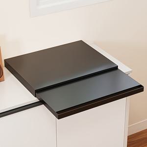 TEMU 1개 다기능 메탈 랙, 풀아웃 선반 및 서랍 특징, 모던 메탈 캐비닛 선반 (서랍 포함) - 다용도, 다기능 상단 전자레인지 스탠드 (토스터, 주전자, 조리 기구 및 데스크탑 수납 랙에 적합)