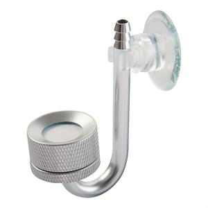 TEMU 수족관 액세서리: CO2 디퓨저, 흡착 컵이 있는 알루미늄 합금 버블 미스트 메이커 - 수족관 식물을 위한 적합, 수생 식물 성장을 촉진, 배터리 없음