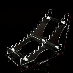 TEMU 사무실 및 서재용 모듈형 아크릴 펜 홀더 디스플레이. 펜, 눈썹 연필 및 문구류를 상점에서 전시하기 위해 특별히 디자인되었습니다.|눈썹펜슬