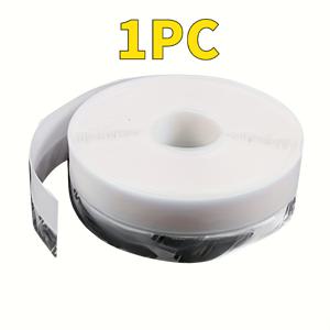 TEMU 5 미터/196.85 인치 실리콘 문창문 밀봉 스트립, 유리문 틈새 방풍 방음 스트립, 플라스틱 스틸 창문 방풍막, 자가 접착 방수 스티커 (추수감사절 및 크리스마스용)