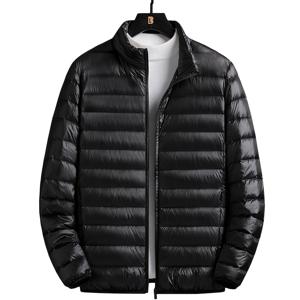 TEMU 남성용 스탠드 칼라 경량 하이로프트 패셔너블 다용도 얇은 재킷 | 캐주얼 스타일, 단색, 포켓 디테일, 루즈핏