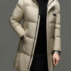 TEMU 겨울 신상 커플용 롱 패딩 코트 자켓, 캐주얼 다용도 방한 아우터, 겨울 야외 스포츠, 파티, 데이트 필수 아이템|스포츠|패드