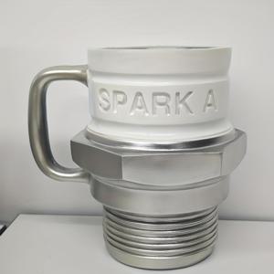 TEMU 스파크 플러그 모양 머그컵 - 자동차 테마 커피 & 물컵, 정비사 남자친구 선물, 내열성 남성용 머그, 차고 워크숍 장식, 아버지의 날 & 크리스마스 선물, 자동차 애호가 스파크 플러그