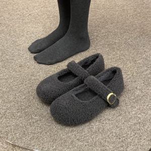 TEMU 여성 슬립온 패브릭 신발 | 캐주얼 스타일, 사계절 편안함, 단색, 플레인 토, TPR 밑창