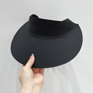 TEMU 헴라인 일체형 자외선 차단 모자，헴라인 선캡 여성 자외선 차단 여름 스포츠 접이식 천장 일체형 선캡，헴라인 일체형 자외선 차단 썬캡 여성 빅캡 여름, 베 헴라인일체형UPF50, 1개|여름모자