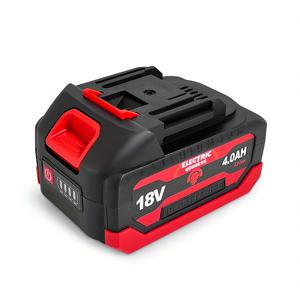 TEMU 마키타 18V 공구 호환 배터리, 마키타 드릴, 톱, 헤비듀티 4.0Ah 리튬이온 교체용 파워 배터리, 마키타 무선 전동 공구 호환