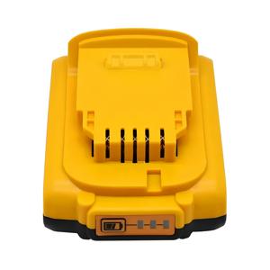 TEMU 드월트 20V 맥스 리튬 배터리 호환 - 고용량 2.5Ah DCB203 리튬이온 파워팩, 드릴, 톱, 그라인더 및 중장비 공구 호환 (20V 배터리)