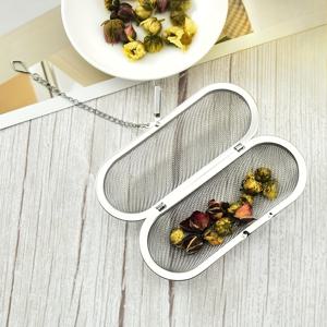 TEMU 1개 MeiGlobal 1개 대형 티 인퓨저, 잎차, 향신료, 허브, 고추에 적합 - 헤비듀티 304 스테인리스 스틸 티 스트레이너, 미세한 메쉬로 브루잉, 요리, 차, 루이보스, 다양한 차 종류용