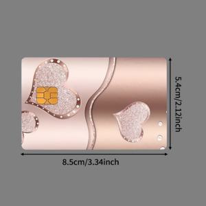 TEMU 두꺼운 무광 스티커 - EBT, 교통카드, 키, 신용카드, 체크카드, 카드 스킨, 은행카드 보호용, 기포 없음, 고품질, 소형 칩 카드에 적합