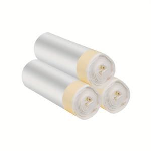 TEMU 21개입 (3롤) 헤비듀티 대형 고양이 화장실 라이너 - 초두꺼운 점보 드로스트링 클로저, 스테인리스 스틸 체질 및 자동 화장실 호환, 청소용 쓰레기봉투 (94x45.7cm), 대부분의 고양이 모래에 적합