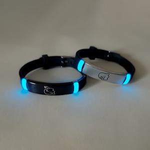 TEMU 2개 세트 야광 귀여운 엘프 커플 팔찌, 패셔너블 프로미스 링