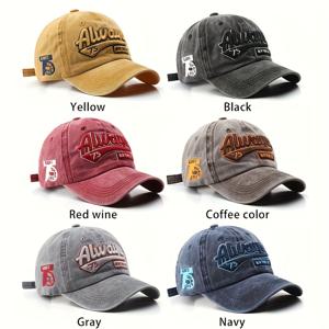 TEMU 3D 레터 자수가 특징인 빈티지 워싱 야구 모자 6종 세트입니다. 스트리트 스타일로 남녀 모두에게 적합합니다. 6가지 색상으로 제공되며, 일상복으로 완벽하며, 발렌타인데이에 아빠를 위한 선물로 좋습니다. 내구성이 뛰어납니다.