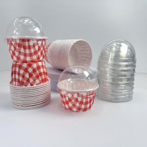 TEMU 48개입 체크무늬 컵케이크 라이너 – 6가지 색상으로 제공되며, 기름 방지 코팅과 더 두꺼운 소재로 제작되었으며, 뚜껑이 있는 경우와 없는 경우 모두 제공 – 결혼식, 파티, 피크닉 및 디저트 디스플레이에 적합합니다.