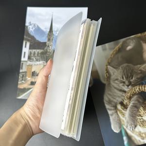 TEMU 40페이지 대용량 A6 카드 홀더 | 수집 카드, 게임 카드, 여권, 티켓, 여행 다이어리, 앨범용 투명 플라스틱 바인더 - 방진, 주름 방지, 손실 방지