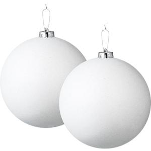 TEMU 2/4개 세트 대형 6인치/15cm 화이트 글리터 크리스마스 트리 토퍼 - 튼튼하고 내구성이 뛰어난 플라스틱 장식품, 행잉 캡/링 포함, 실내 및 실외 크리스마스 트리, 결혼식, 파티, 새해, 발렌타인데이에 적합 - 로즈 골드 웨딩 데코