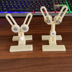 TEMU 플라스틱 낚싯대 랩핑 기계 2개 세트 | 튼튼하고 조절 가능한 스탠드, 간편한 접착 처리 및 수리 도구, 낚싯대에 적합, 흰색, 낚싯대 지지대