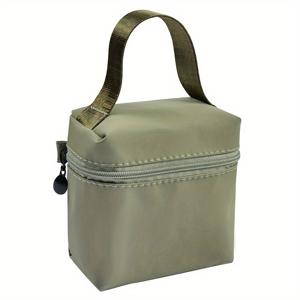 TEMU 미니 멀티펑셔널 스토리지 파우치 호환 - 레트로/한국 스타일 미니백, 휴대용 정리함 5가지 색상 (아미,,,,), 립스틱, 열쇠, 충전 케이블 휴대용 - 내구성 강함|립스틱