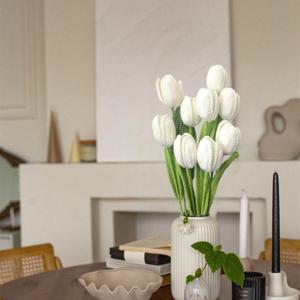 TEMU 4개 세트 크로셰 플로랄 인조 재스민 수제 크로셰 재스민 꽃 뜨개질 플로럴 홈 오피스 코티지 웨딩 데코, 생일, 발렌타인데이, 어버이날, 연인을 위한 완벽한 플로럴 선물, 봄꽃 장식