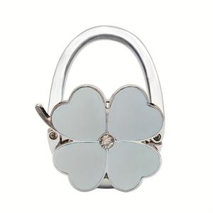 TEMU 크리에이티브 후크, 여성용 휴대용 메탈 가방걸이, 접이식 핸드백 후크