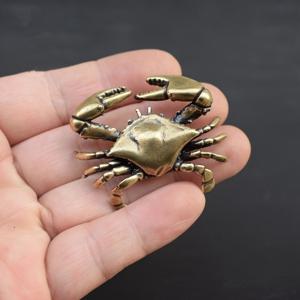 TEMU 빈티지 미니어처 구리 합금 게 장식 - 브론즈 러스티 홈 데코, DIY 사진 촬영용품 및 거실 장식 - 완벽한 추수 감사절 선물, 전기 필요 없음, 테이블탑 디스플레이, 자연스러운 마감, 세밀한 디테일링