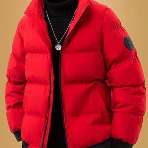 TEMU 남성용 겨울 신상 스타일 두꺼운 후드 캐주얼 따뜻한 재킷, 호랑이 머리 디자인