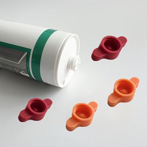 TEMU 4개 세트 유리 접착제 밀봉 캡과 실리콘 밀봉 캡, 유리 튜브 건조 방지, 표준 사이즈 유리 실란트 튜브용, 휴대 간편