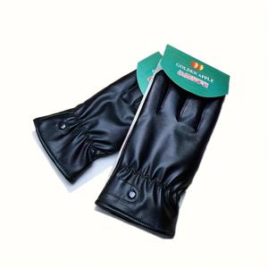 TEMU 1쌍 남녀공용 터치스크린 가죽 장갑 - PU 가죽/인조 가죽 겨울용 사이클링, 운전 장갑, 스마트폰 호환 - 날씨 야외 손난로 (크리스마스 선물)