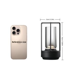 TEMU 아웃도어 테이블 램프, 캠핑 분위기 조명, 홈룸 데코 데스크 램프, USB 충전, 터치 스위치|캠핑테이블|무드등