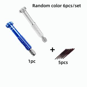 TEMU 이 컬렉션은 5가지 독특한 금속 사이즈의 정밀 드라이버 비트 6개가 포함되어 있으며, 작고 내구성이 뛰어나도록 설계되었습니다. 특히 안경, 스마트폰 및 시계 수리에 이상적입니다.