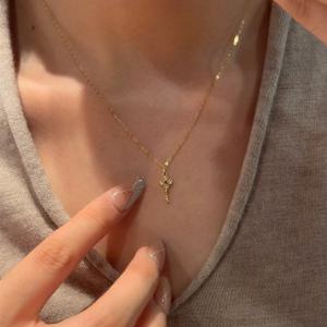 TEMU 여성용 우아한 키 목걸이 - 섬세한 데일리 & 포멀 주얼리, 파티, 결혼식, 크리스마스, 추수감사절을 위한 가벼운 데일리 시크 체인, 구리 주얼리, 파티 액세서리, 스타일, 내구성 좋은 액세서리, 패션 액세서리