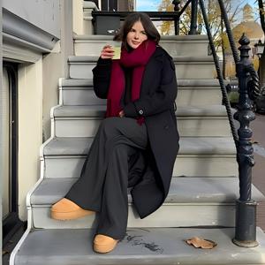 TEMU 1개 인조 프린지 스카프, 33x180cm 넉넉한 길이, 부드럽고 따뜻한 소재, 프린지 디자인으로 패션 감각 추가, 컬러로 우아한 분위기, 블로거 동일 스타일 가을 겨울 액세서리