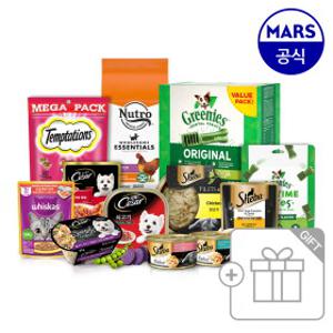 MARS  댕냥이 인기 사료&간식 모음전 [시저,그리니즈,템테이션,쉬바,뉴트로캣]