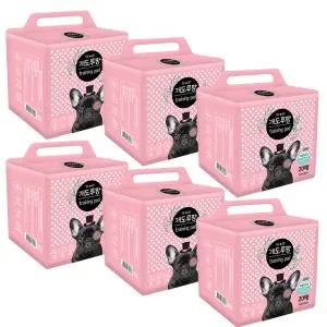 개도루팡 초대형(20매x6개) 소형(50매x6개) 배변패드 묶음 2종