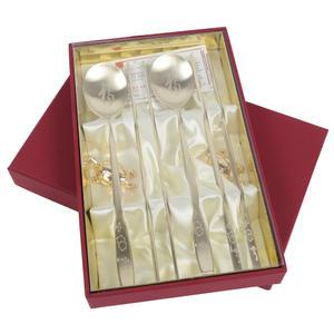 매화티타늄 부부세트 금수저 수저세트 숟가락 젓가락