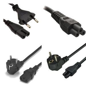 컴퓨터 PC 기타기기 파워케이블 코드 TV 전원선 파워선 3구 3구원형 2구 크로바타입