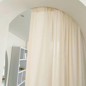 네이처 광목 가리개커튼 (2색상) 가림막 패브릭 창문 베란다 중문 주방 방풍 방한