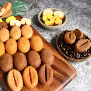 커피콩빵 450g X 8봉 카페 디저트 빵지순례 어린이 간식 커피 플레인 바나나 슈크림