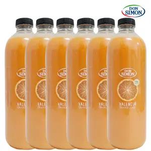 돈시몬 발렌시아 오렌지쥬스 100프로 1L X 6개 착즙주스