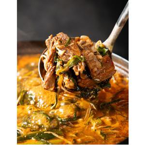 산초원 국내산 흑염소고기 염소전골(2-3인분) 시그니처양념장 및 진한사골육수 포함 / 대표보양식 몸보신,모임,캠핑