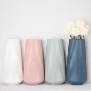 깨지지않는 로맨틱 플라스틱 화병 (대사이즈) 4color