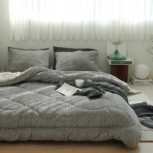 [에이트룸]5mm 착번아웃 꽈베기 니트 극세사 겨울 차렵이불 풀세트 SS