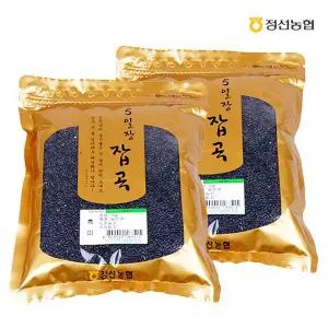 [이바론][정선농협] 오일장잡곡 흑미(조생) 1kgx2봉(2kg)