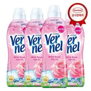 갤러리아 헨켈 섬유유연제 버넬 0.9L 와일드로즈 4개