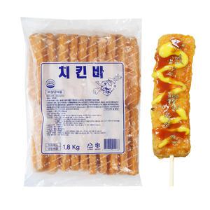 맘모스 치킨바(90gx20개입)1.8kg 꼬지없음/별도구매