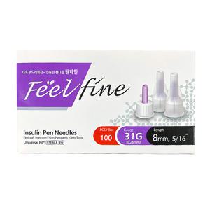 필텍 필파인 인슐린 펜니들 31G 8mm 100개입 주사침