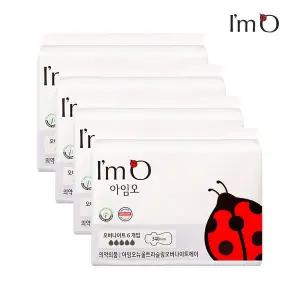 [아임오] 유기농 순면 생리대 오버나이트 6P x4개